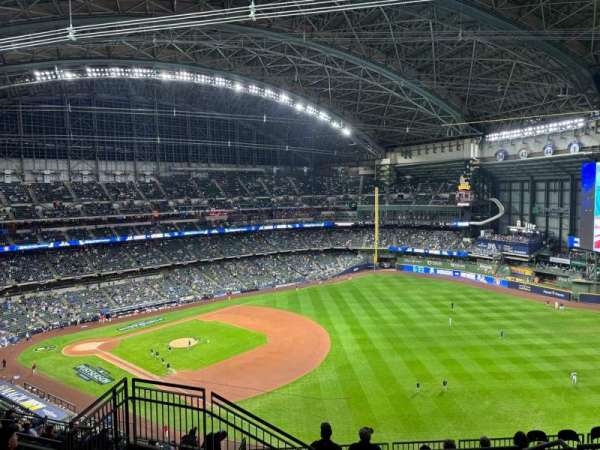 American Family Field, section: 408, row: 13, seat: 5