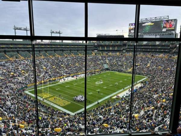Lambeau Field, section: 672, row: 5, seat: 22