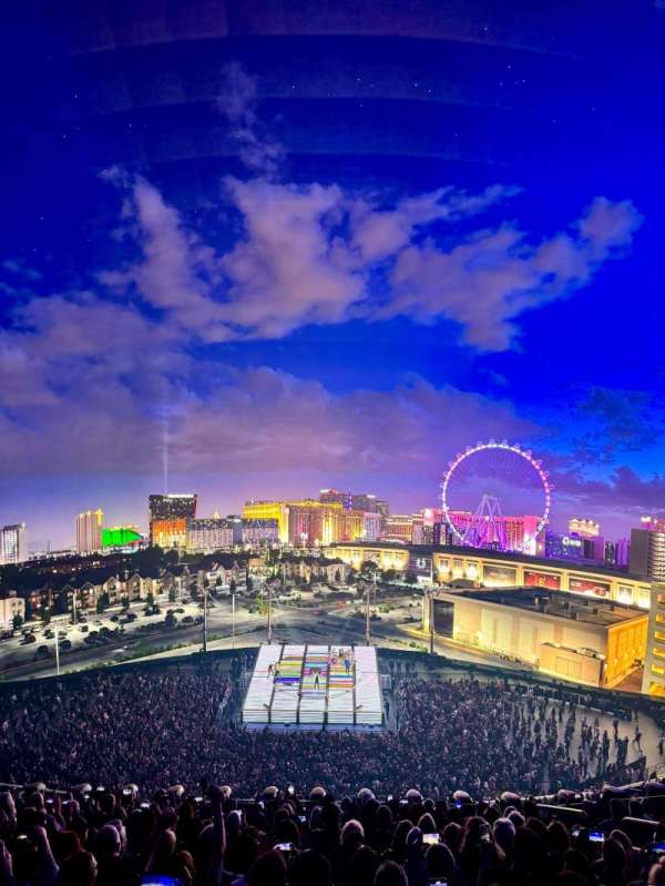 The Sphere, Vegas, section: 306, row: 18, seat: 18