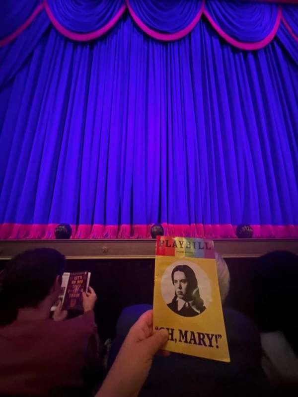 Lyceum Theatre, Broadway, section: Orchestra C, row: B, seat: 108