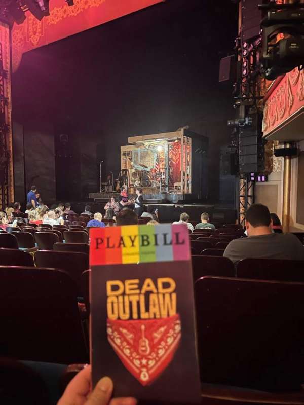 Longacre Theatre, section: Orchestra R, row: M, seat: 11