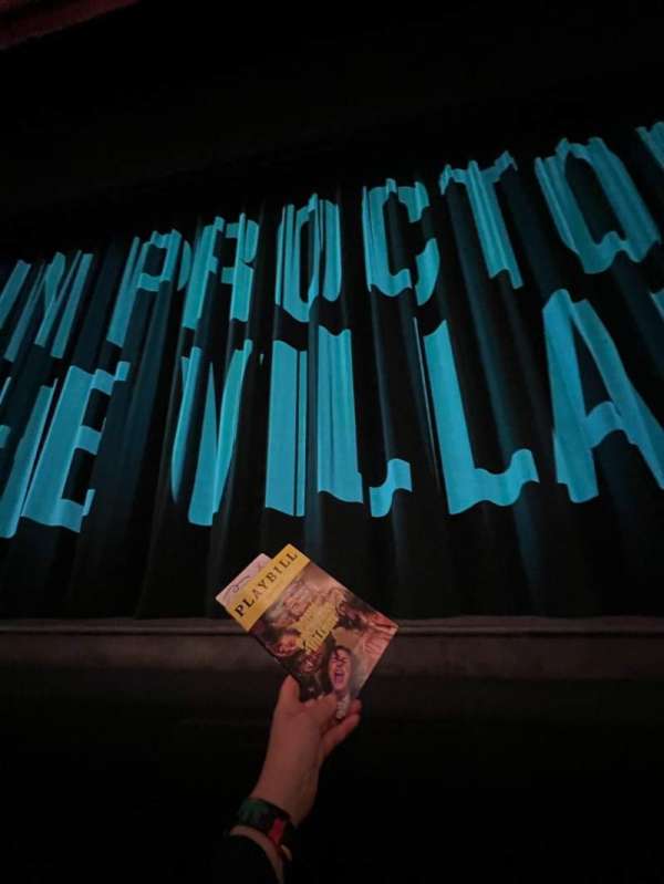 Booth Theatre, section: Orchestra C, row: AA, seat: 109