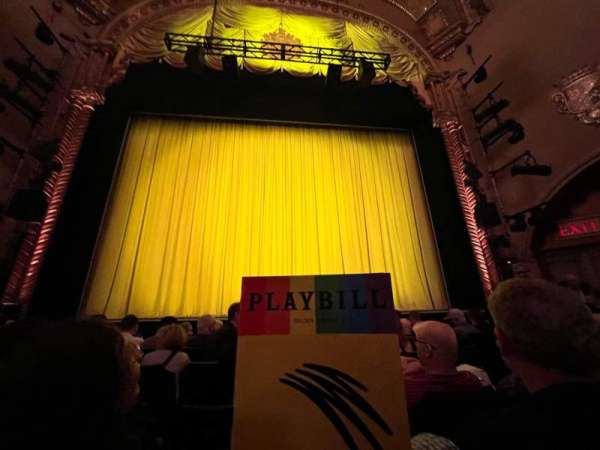 John Golden Theatre, section: Orchestra C, row: F, seat: 109