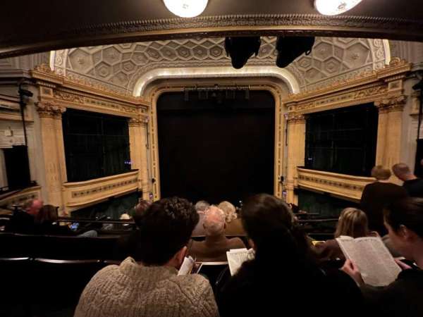 Hudson Theatre, section: Dress Circle C, row: D, seat: 108