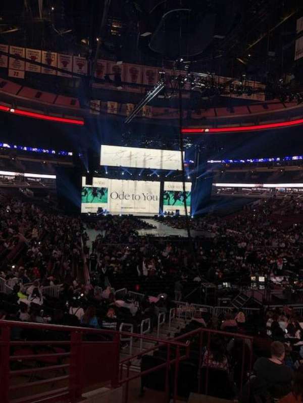 United Center, section: 107, row: 19, seat: 21