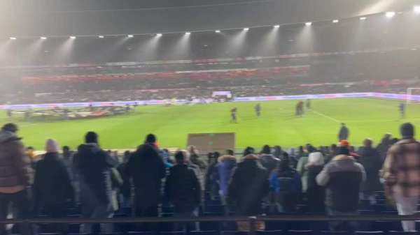 De Kuip, section: B, row: 1, seat: 4