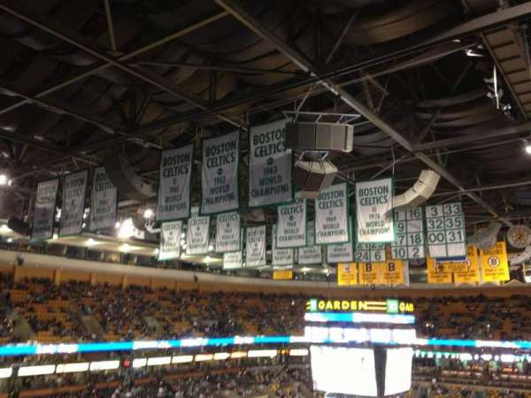 TD Garden, section: 305, row: 5, seat: 10