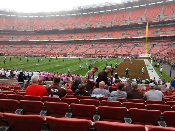 Huntington Bank Field, section: 113, row: 17, seat: 9