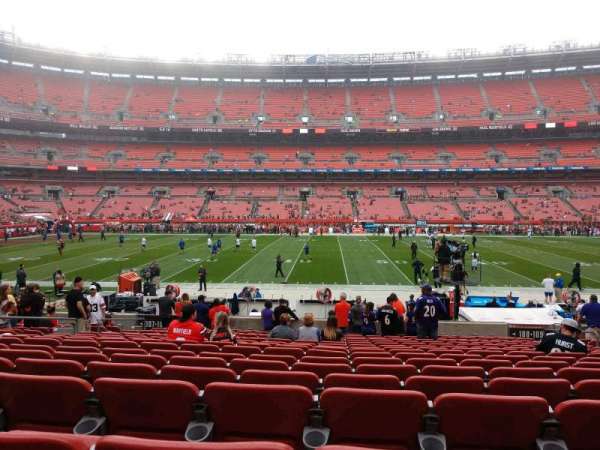 Huntington Bank Field, section: 108, row: 17, seat: 12