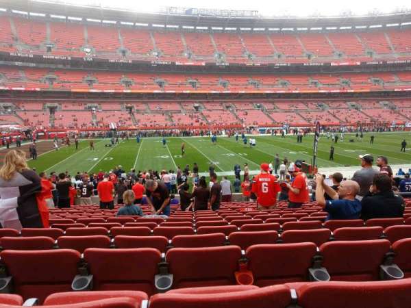 Huntington Bank Field, section: 106, row: 17, seat: 12