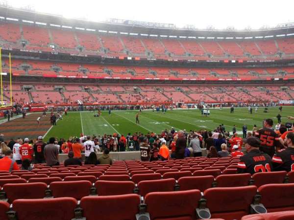 Huntington Bank Field, section: 105, row: 14, seat: 12