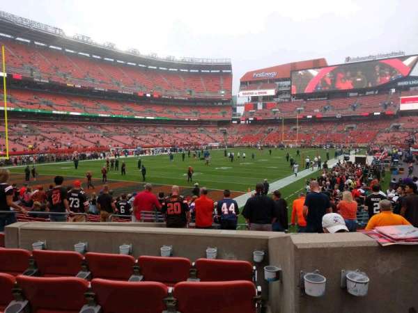 Huntington Bank Field, section: 101, row: 14, seat: 12
