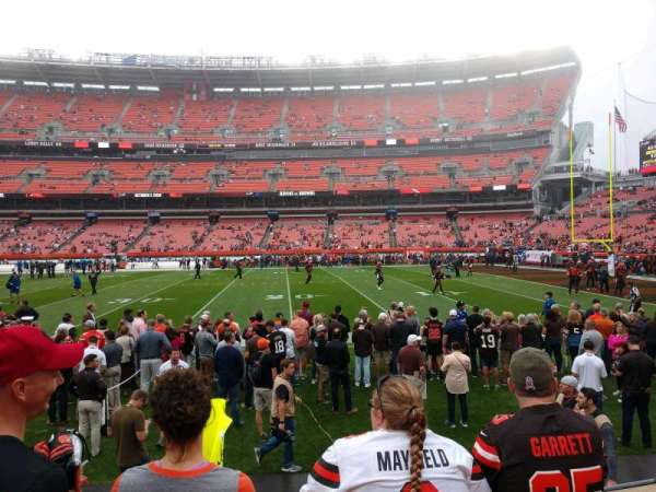 Huntington Bank Field, section: 136, row: 3, seat: 8