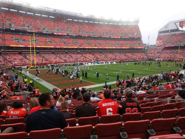 Huntington Bank Field, section: 127, row: 21, seat: 10