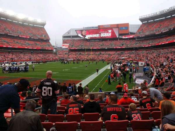 Huntington Bank Field, section: 124, row: 13, seat: 5