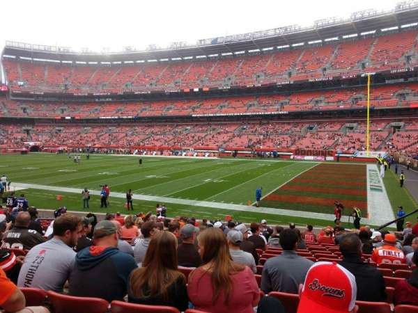 Huntington Bank Field, section: 113, row: 17, seat: 13