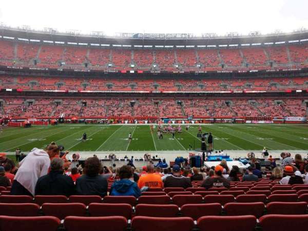Huntington Bank Field, section: 108, row: 21, seat: 11