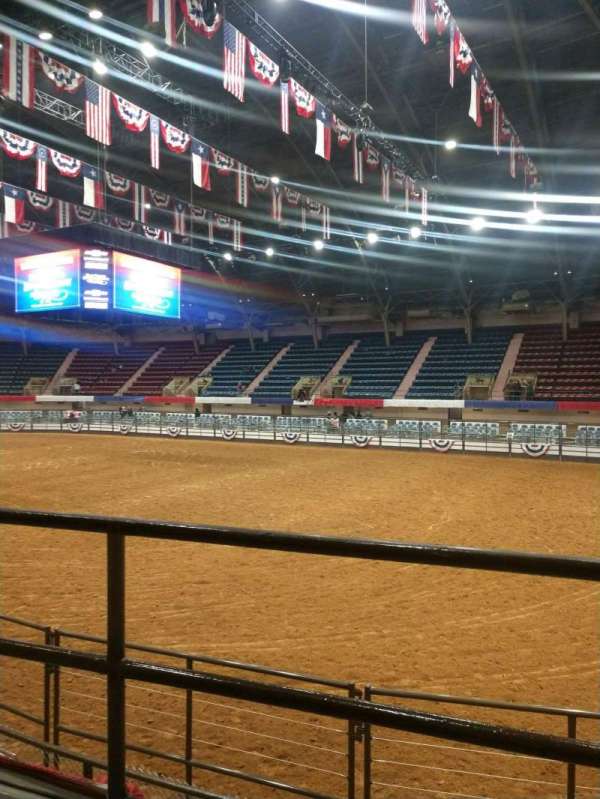 Will Rogers Coliseum, section: C, row: 1, seat: 4