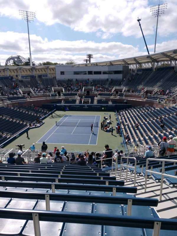 Billie Jean King National Tennis Center, Grandstand, section: C, row: S, seat: 4