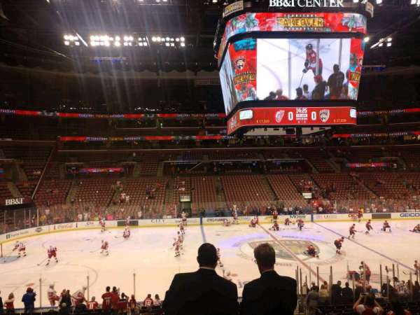 Amerant Bank Arena, section: 119, row: 21, seat: 8