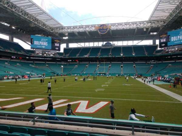 Hard Rock Stadium, section: 103, row: 5, seat: 7