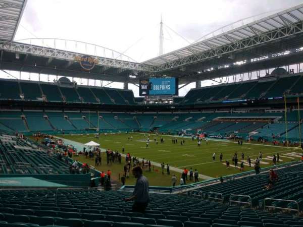Hard Rock Stadium, section: 110, row: 26, seat: 15