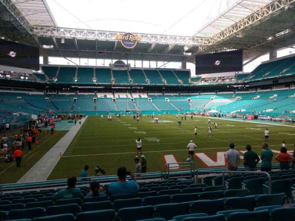 Hard Rock Stadium, section: 134, row: 11, seat: 6