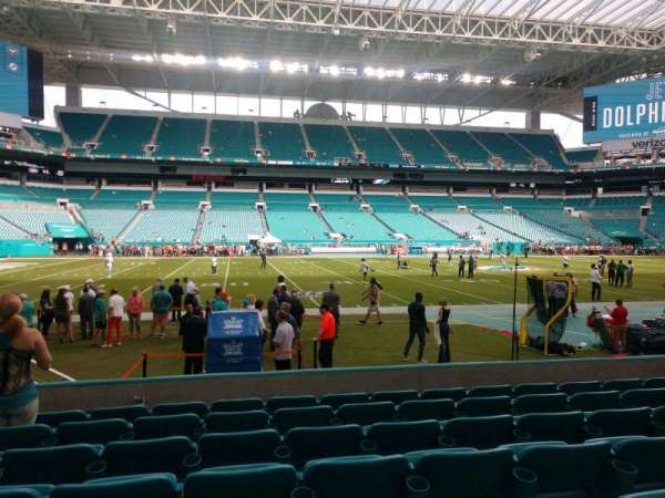 Hard Rock Stadium, section: 148, row: 7, seat: 18