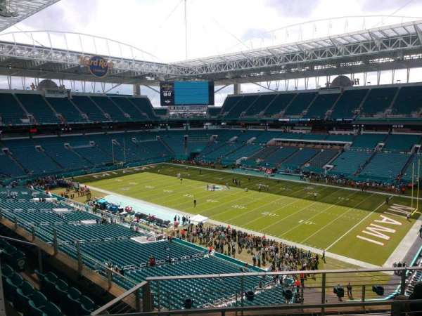Hard Rock Stadium, section: 312, row: 7, seat: 7