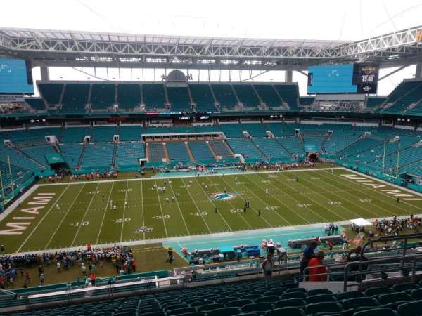 Hard Rock Stadium, section: 320, row: 15, seat: 10