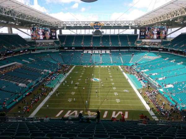 Hard Rock Stadium, section: 332, row: 23, seat: 10
