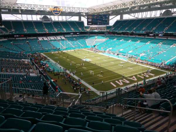 Hard Rock Stadium, section: 337, row: 13, seat: 4