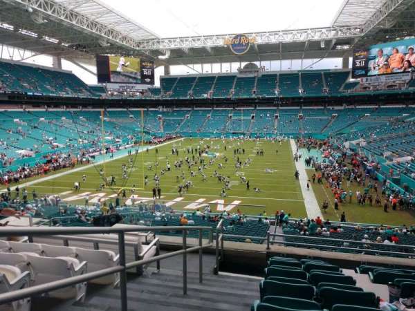 Hard Rock Stadium, section: 202, row: 8, seat: 20