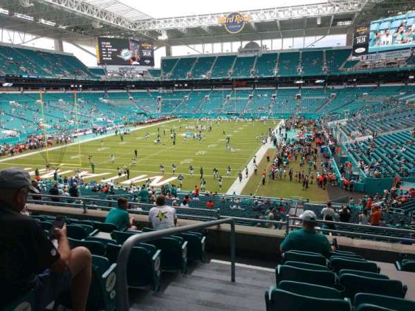 Hard Rock Stadium, section: 201, row: 7, seat: 20