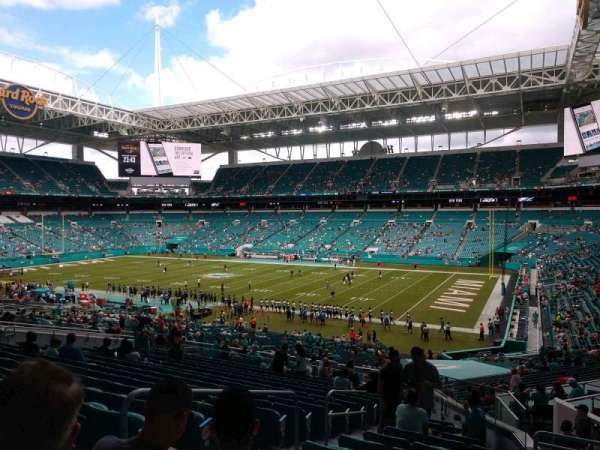 Hard Rock Stadium, section: 241, row: 17, seat: 19