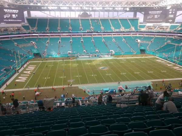 Hard Rock Stadium, section: 348, row: 20, seat: 10