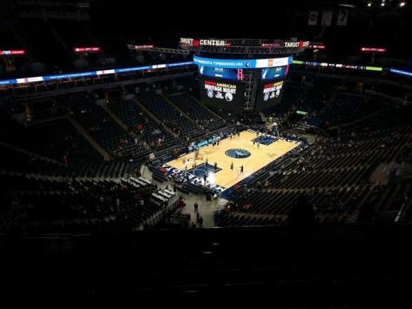 Target Center, section: 217, row: T, seat: 10