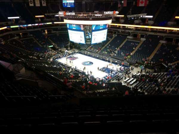 Target Center, section: 226, row: S, seat: 14