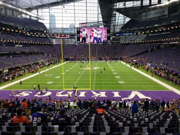 U.S. Bank Stadium, section: 119, row: 25, seat: 14