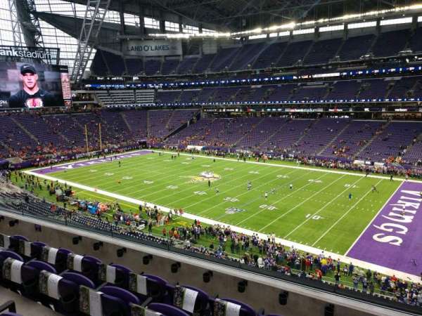 U.S. Bank Stadium, section: 229, row: 4, seat: 4