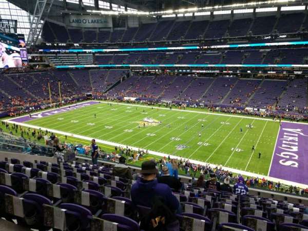 U.S. Bank Stadium, section: 230, row: 11, seat: 9