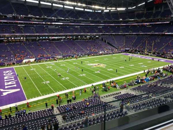 U.S. Bank Stadium, section: 238, row: 1, seat: 23