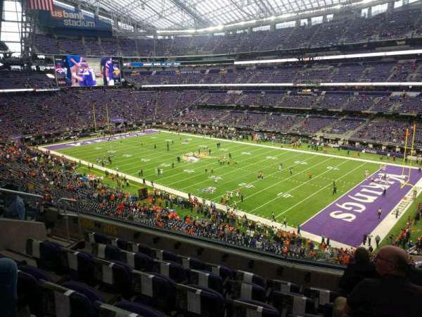 U.S. Bank Stadium, section: 205, row: 6, seat: 9