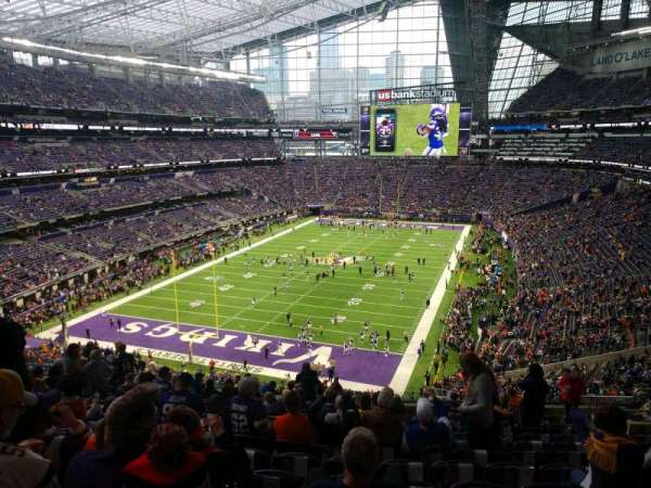 U.S. Bank Stadium, section: 221, row: 14, seat: 12