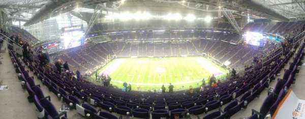 U.S. Bank Stadium, section: 341, row: 16, seat: 14