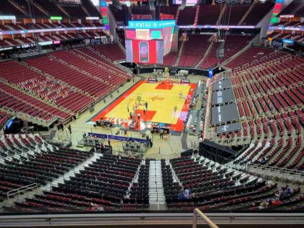 Toyota Center, section: 434, row: 4, seat: 1