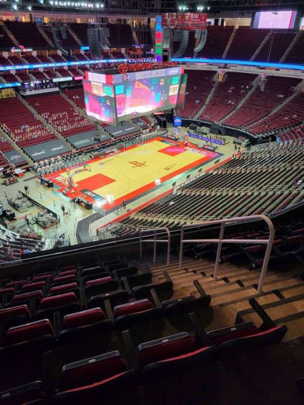 Toyota Center, section: 414, row: 9, seat: 3