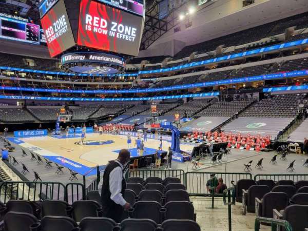 American Airlines Center, section: 103, row: J, seat: 1