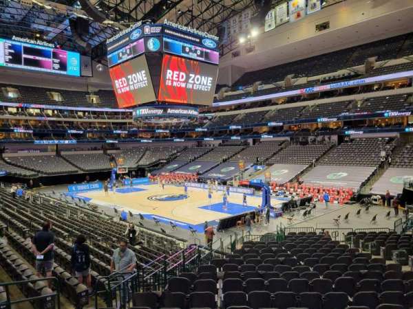 American Airlines Center, section: 103, row: V, seat: 10