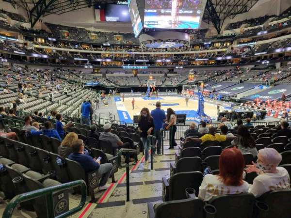 American Airlines Center, section: 101, row: M, seat: 19